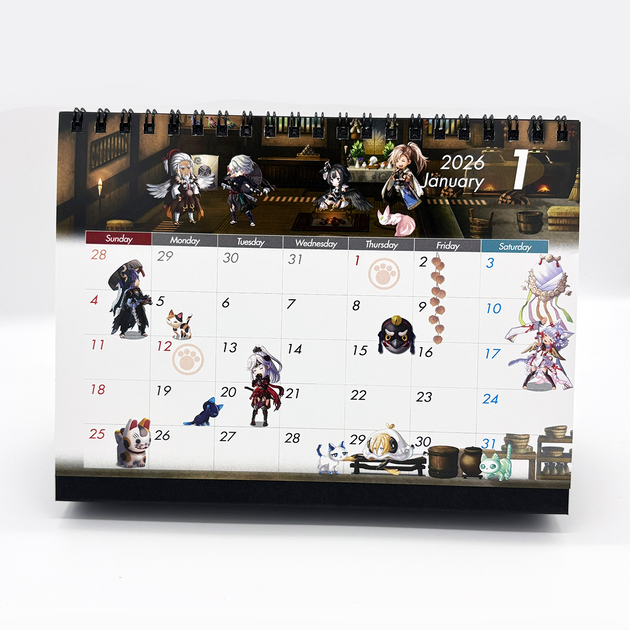 アナザーエデン 卓上カレンダー2026 （2026年年明け以降発送分