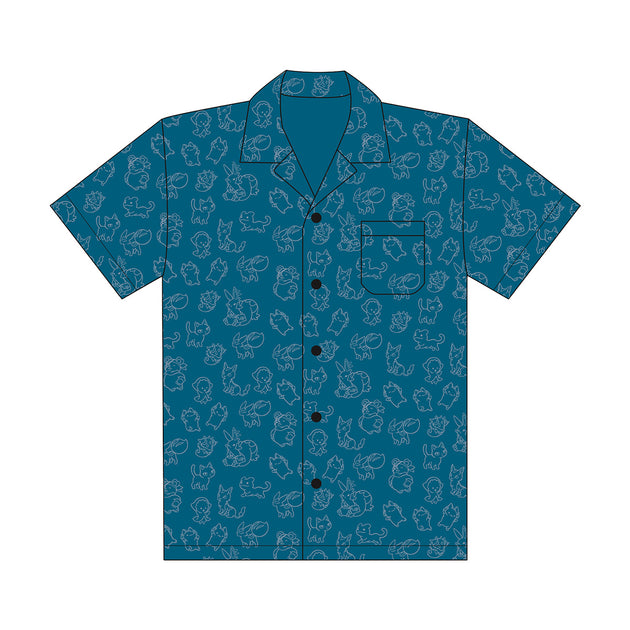 ラスト1点　デザイン良　WCS2025 限定　アロハシャツ青XL　アナハイム ラスト1点 デザイン良 WCS2025 限定 アロハシャツ青XL アナハイム