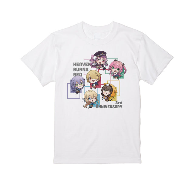 ヘブンバーンズレッド Tシャツ（3周年記念イベント）