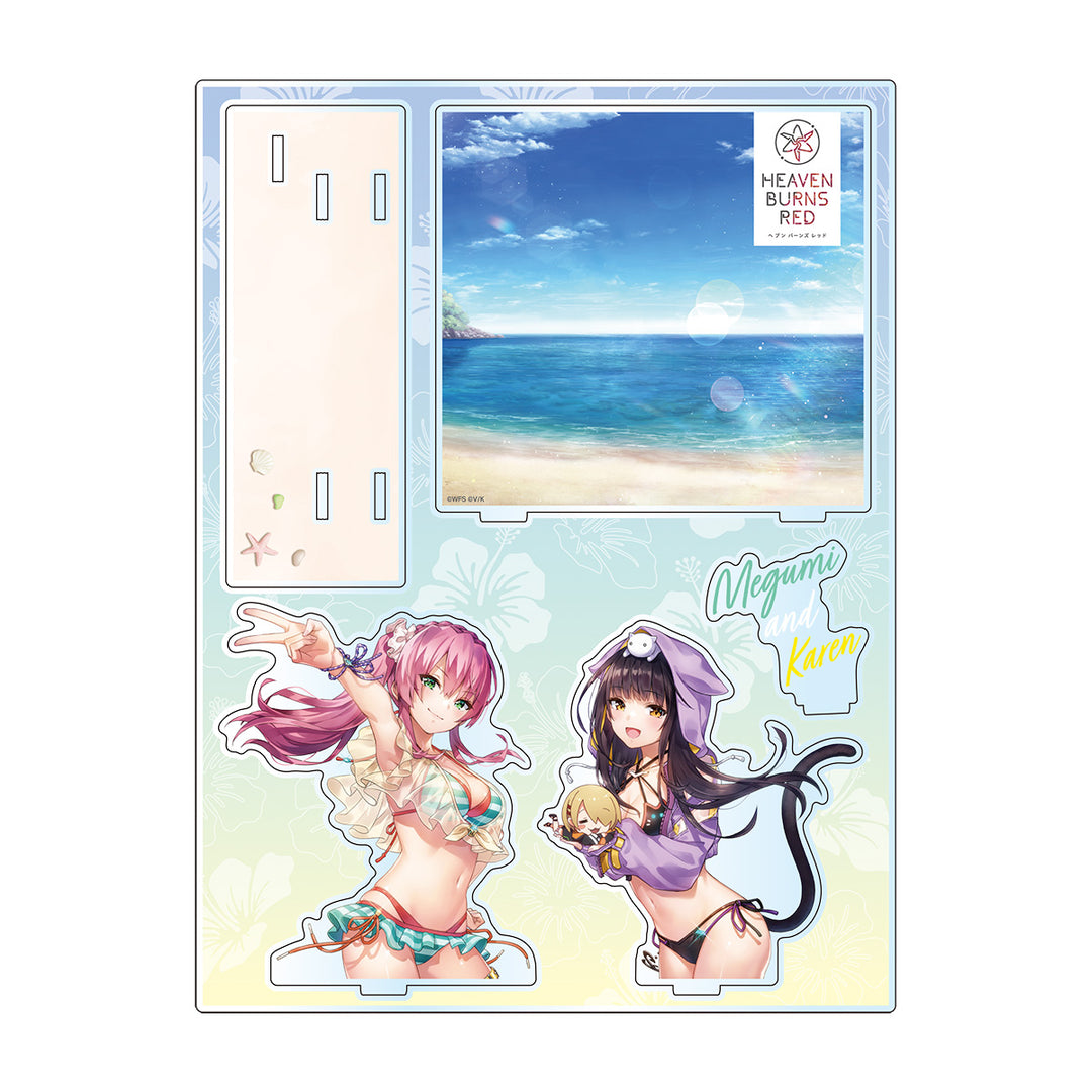 ヘブンバーンズレッド アクリルジオラマ（2024水着ビジュアル