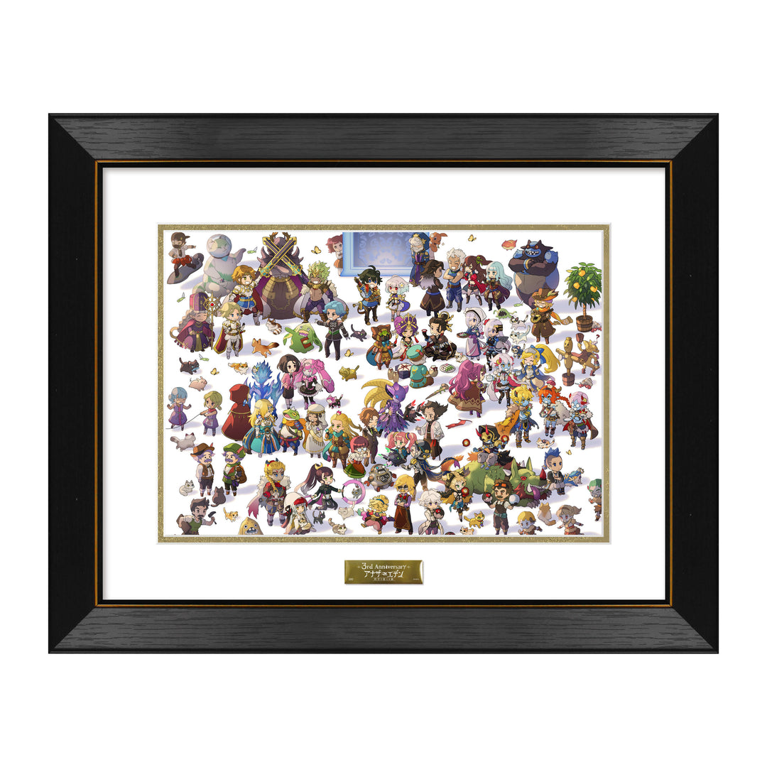 アナザーエデン 3周年全員集合イラスト 複製原画 – WRIGHT FLYER STORE