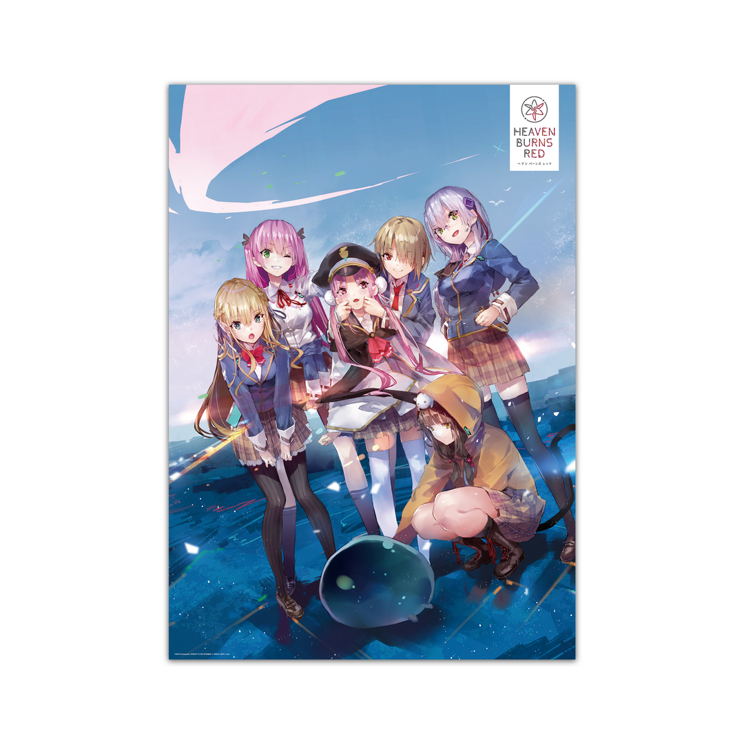 ヘブンバーンズレッド B2ポスター(リリース100日記念イラストver ヘブンバーンズレッド B2ポスター(リリース100日記念イラストver
