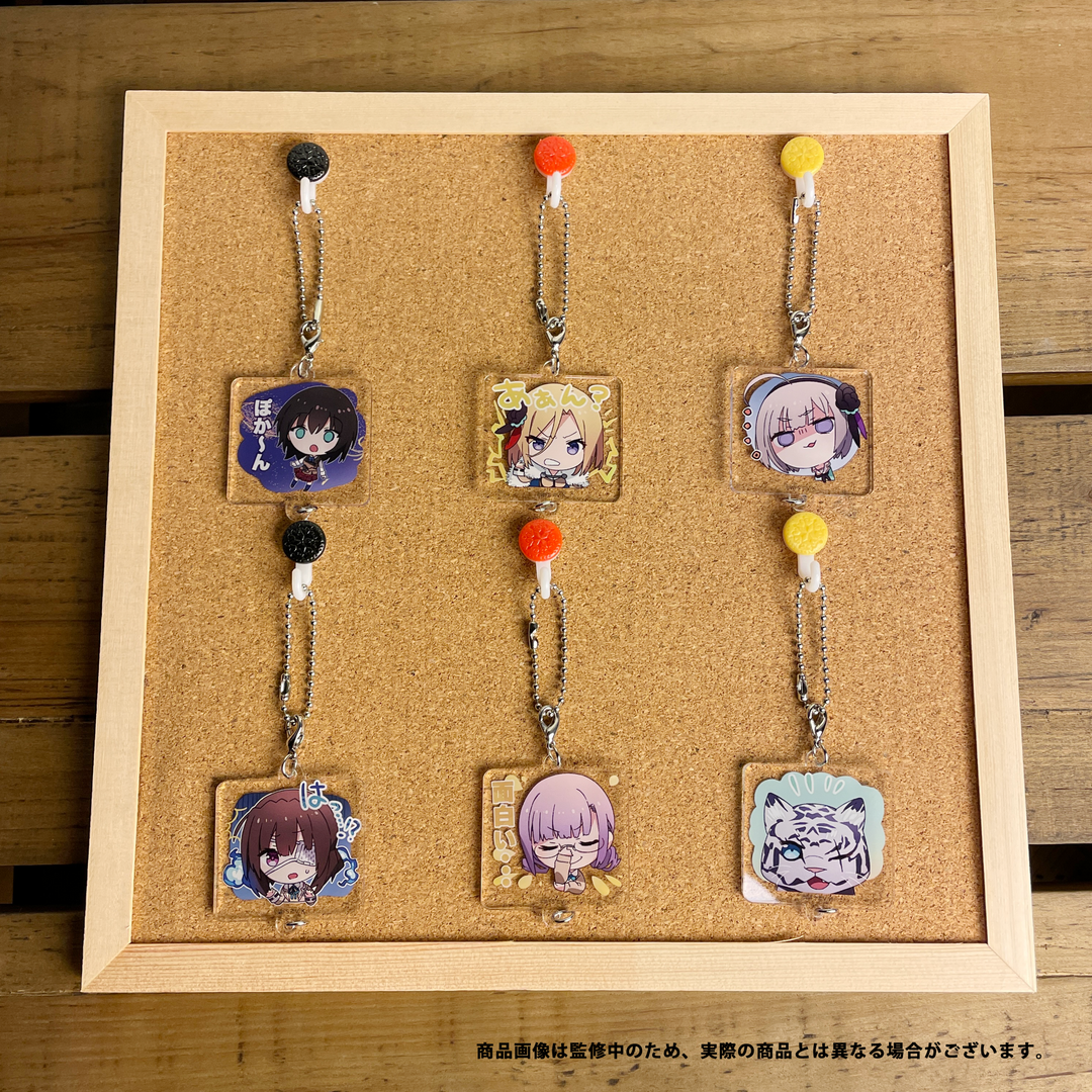 ヘブンバーンズレッド アクリルキーホルダー　5個セット ヘブンバーンズレッド』のトレーディングスティックアクリル