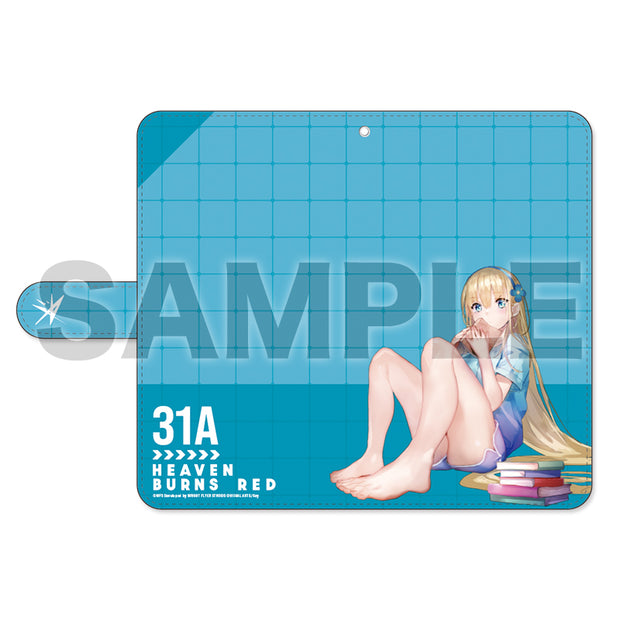 「ヘブンバーンズレッド」手帳型モバイルフォンケース（フリーサイズ）<br>ルームウェアver.