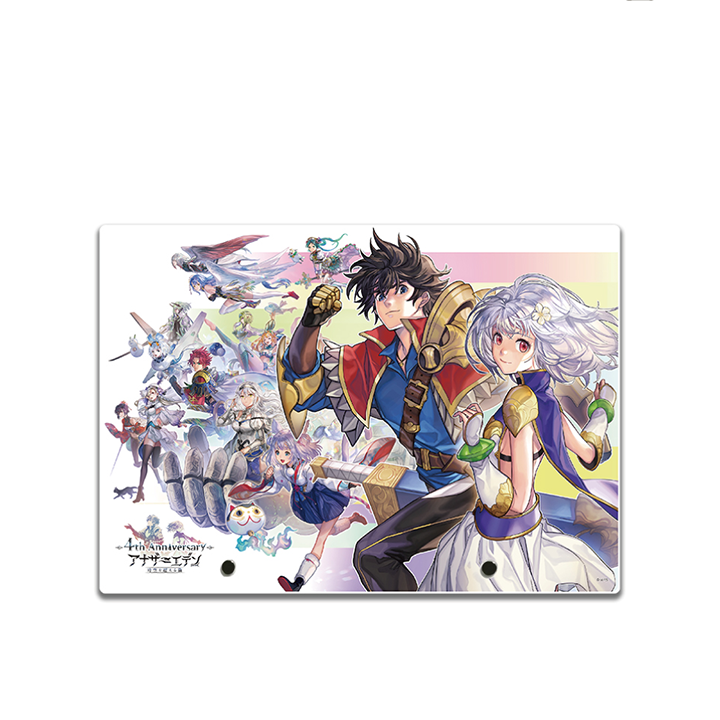 アナザーエデン アクリルプレート 未開封新品 アルド アナザーエデン 箔押しアクリルスタンド (4周年記念イラストVer